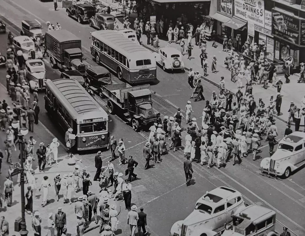 Herald Square, New York City, August 16, 1936